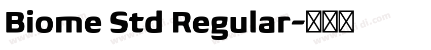 Biome Std Regular字体转换
